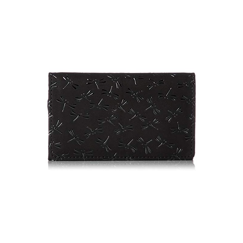 [Wamonoya] [Indenya] Business Card Holder, Black Deerskin x Black Lacquer
