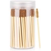 Tbestmax 100 unidades de aplicadores de rímel desechables con recipiente,