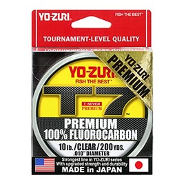 Yo-Zuri T7-10LB-CL-200YD: T-7 Premium Fluorocarbon 10Lb 200Yd, Clear