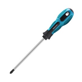 Skweawert PH2 6mm Magnetic Phillips Screwdriver Cross Head Screwdriver With 200mm/7.87" Cr-V Round Shaft Non Slip Comfortable Handle