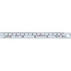 Shinwa Sokutei 13202 Straight Silver Scale W Left Base Point