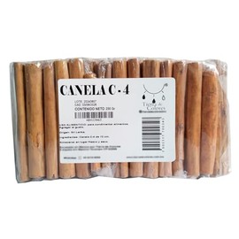 Tierra de Colores - Canela C4 Varitas Envueltas Individuales 12cm - 250 Gr