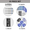 TARGET Darts Josh Rock 80% Tungsten Steel Tip Darts Set,