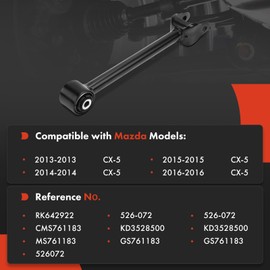 A-Premium Rear Forward Lower Lateral Arm, with Bushing, Compatible with Mazda CX-5 CX5 2013 2014 2015 2016