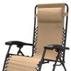 Caravan Canopy Infinity Zero Gravity Steel Frame Patio Deck Chair,