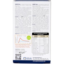 VitaDHA® Brain for Children – 250 mg Omega-3 DHA, Choline, Vit. D & B, Supports Brain & Immune System, Sugar-Free, Strawberry & Lemon Flavor, 30 Jellies
