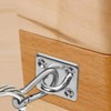 Hulless 4 Pcs 2 x 1.6 Inch 304 Stainless Steel