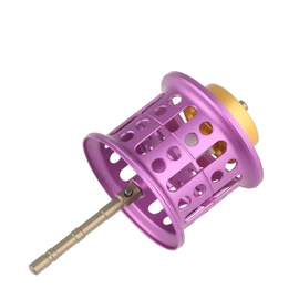 VISPREA Spool Reel Spool Spool For DAIWA 2017 TATULA SV TW / 2018 TATULA SV CS Bait Reel Parts For Daiwa Spool All Metal Spool Reel Accessories Honeycomb Spool Daiwa Tattoo Series Tattoo Remanufactured Replacement Bait Finess Shallow Groove Spool YU80 (Purple)