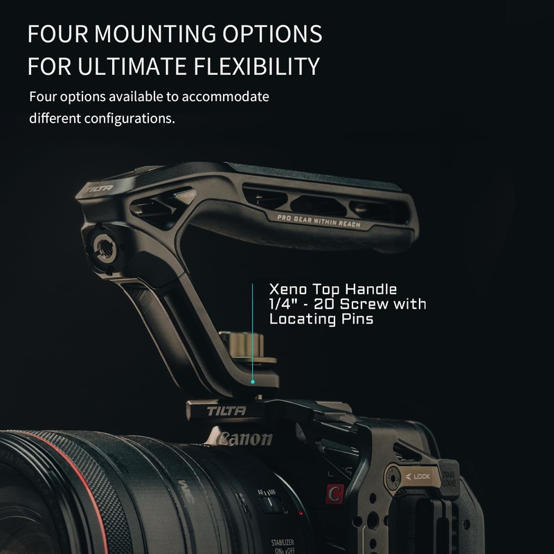 TILTA Xeno Top Handle Dual 1/4″-20 Screw Compatible with Sony