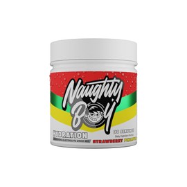 Naughty Boy Hydration Mix - Daily Hydration Formula with Over 2400mg of Electrolytes, Added Creatine, Taurine, Super Reds- 255g (30 Servings - Strawberry Pineapple