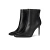 Kenneth Cole Women's Women's Quincy Ankle Boot, Black Leather, 7