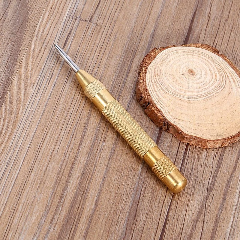 Spring Loaded Center Punch Marking Hole Tool Automatic Center Hole