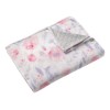Chiqui Mundo Cobertor Para Bebe Premium Viajero Floral 2 Vistas