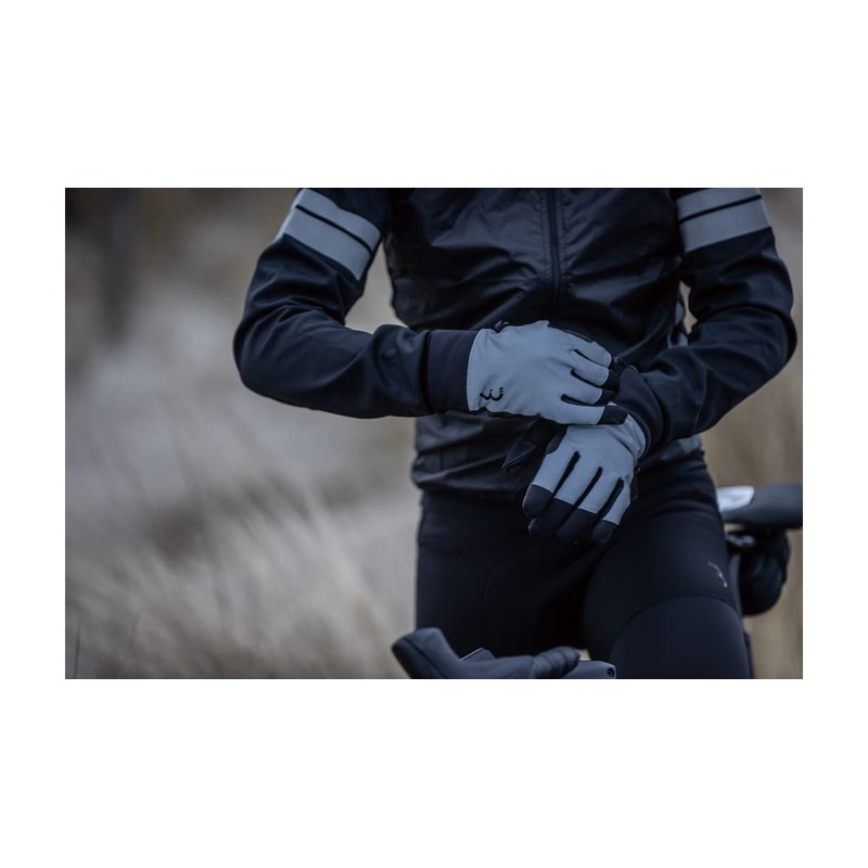 BBB Cycling Winter Gloves Cold Shield Reflective L Black