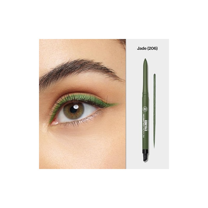 Revlon ColorStay Eyeliner Pencil, Jade