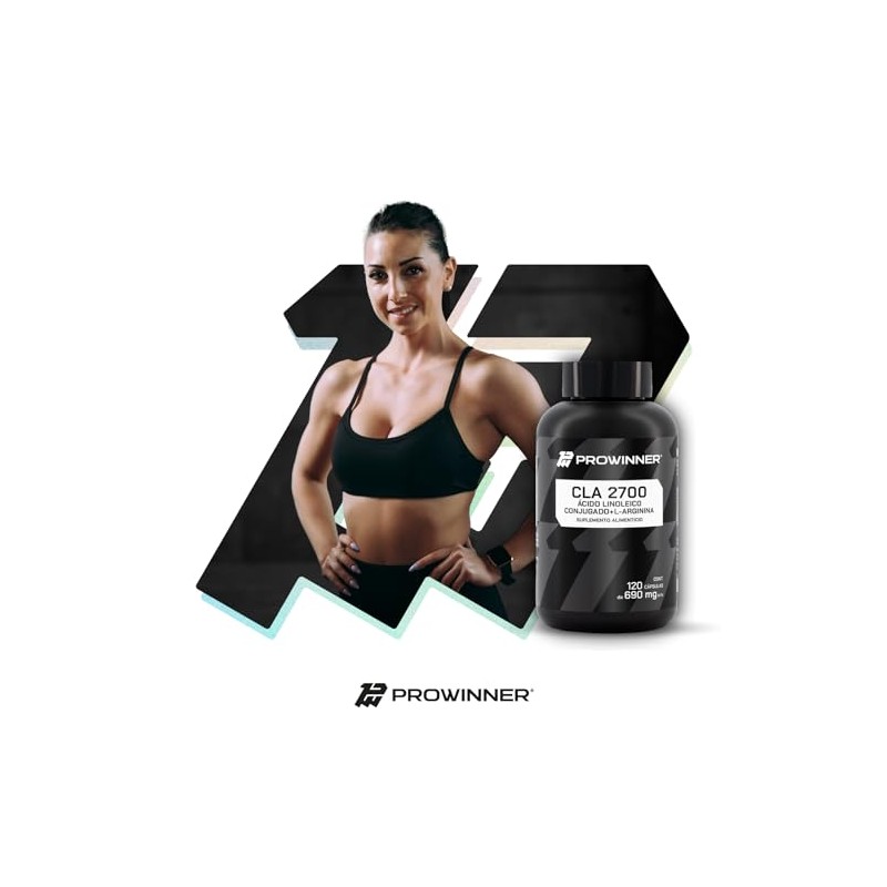 PROWINNER CLA-2700, Suplemento Alimenticio, cido Linoleico Conjugado L-Arginina, L-Carnitina y