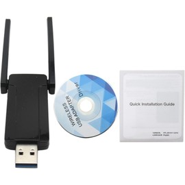 1300Mbps USB WiFi Adapter for PC USB-3.0 2.4GHz/5GHz Dual Band 5dBi High Gain Antenna Network-Adapter Work with Desktop Laptop