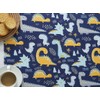Fitted Sheet for Cot Bed Dinosaur 140 x 70 cm,