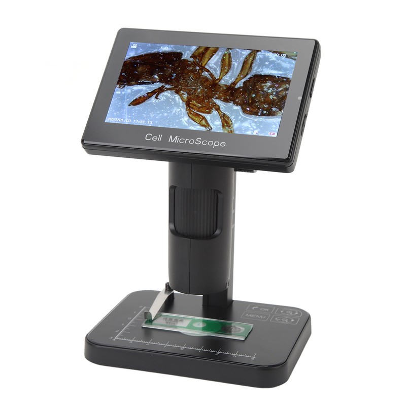 Digital Microscope with 5in IPS Screen USB 1080P 1000X Magnification