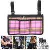 Multifunctional Wheelchair Side Bag Durable Waterproof Chair Side Pocket Storage