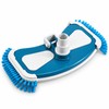 Pool Vacuum Head with Side Brushes, Plastic Swimming Pool Floor