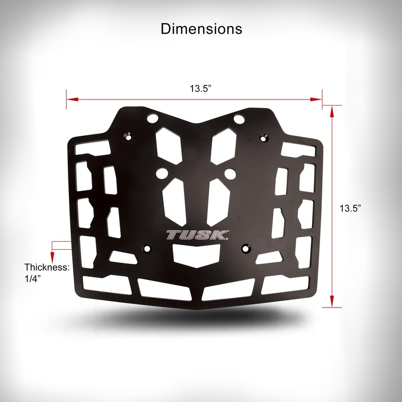 Tusk Top Rack Luggage Carrier Rear Tail Rack Compatible with