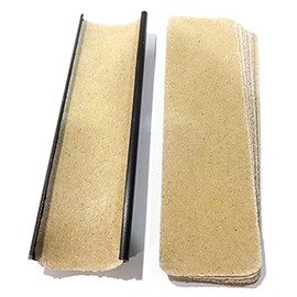 Cue & Case Man CUE TIP SHAPER and 10 spare Sandpaper refills, for shaping your snooker or pool cue tip.