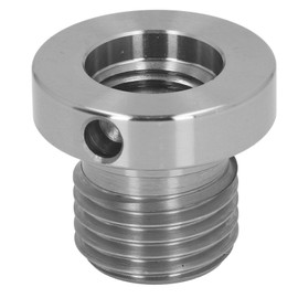 Woodworking Lathe Spindle Adapter Stainless Steel Lathe Headstock Reducing Sleeve 33mm Male Thread 25mm Female Thread