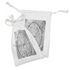 Lunarable Tree of Life Fabric Pouch Set of 2, Tree