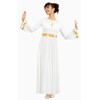 Sanmsoner White Praise Dance Dresses for Women Long Sleeve Liturgical