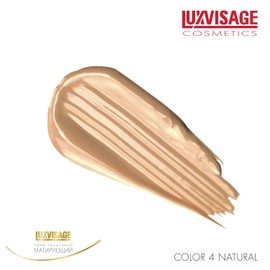 Luxvisage Long-Lasting Mattifying Correcting 6 Colors Makeup Foundation for Oily, Combination and Normal Skin Types (color 4 natural)