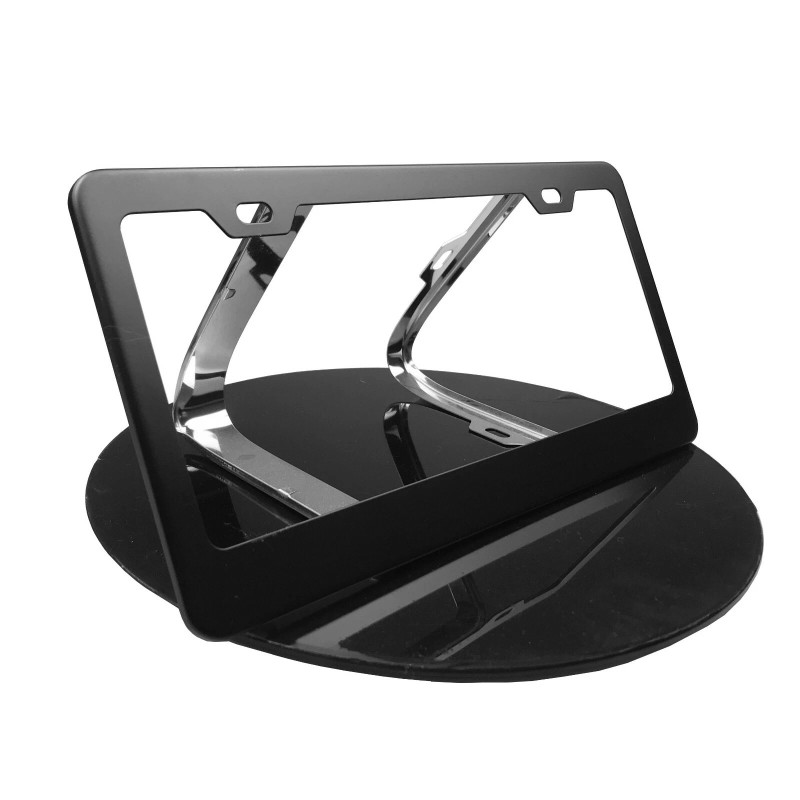 MVP Fit Benz T304 Laser Etching SS Black License Plate