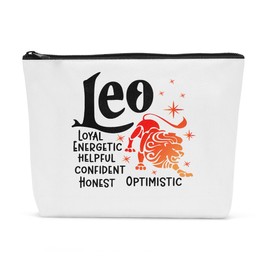 Sldpngo Women Gifts for Birthday Leo Astronomy Constellations Witchy Make Up Bags Mothers Day Birthday Gift for Women Friends Leo Cosmetics Bag Pouch