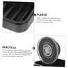 IWOWHERO Suction Cup Soap Dish Holder Black Suction for Shower