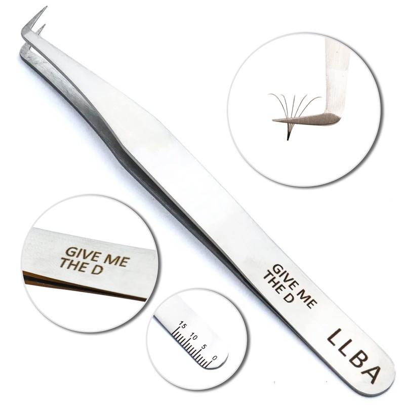 LLBA Lash Tweezer Professional Volume False Lash Application Tool |