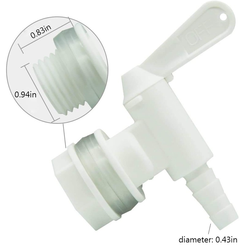 Plastic Bottling Spigot Plastic Bucket Spigot Filler Spout Tap for