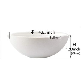 LLF Ceramic Crucible Bowl Melting Casting Refinement Gold Silver (1500g)