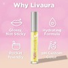 LIVAURA Shimmer Lip Gloss pH Activated, Glitter Lip Gloss for