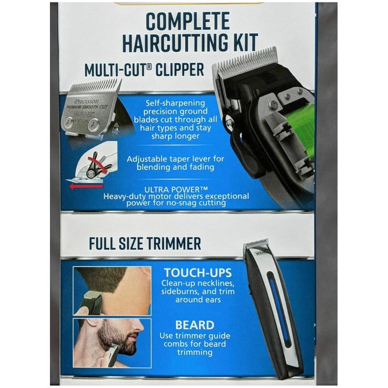 Wahl Deluxe Complete Hair Cutting Kit 29 Piece Clipper Set