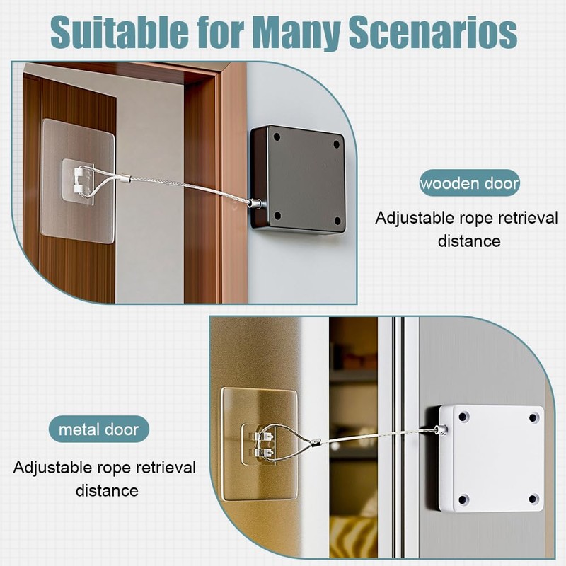 Automatic Sensor Door Closer, Pack of 2, 1200G Automatic Door