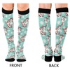 Wusikd Flower Cow Compression Socks for Women and Men Circulation