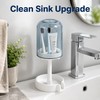 Toothbrush Holder with Dust Cover for Bathroom - Drainage Toothbrush