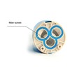 1 x Ceramic Cartridge 35 mm, Tap Replacement Parts Cartridge