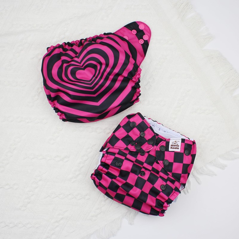 Mama Koala 3.0 Cloth Diapers for Babies with AWJ Lining,
