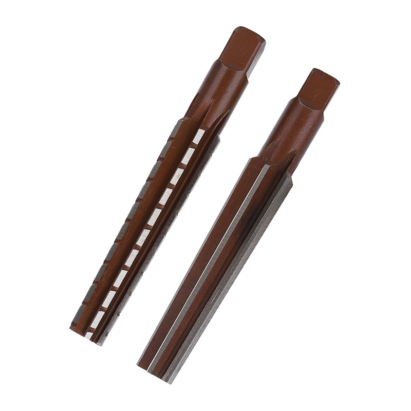 2PCS Rough Fine Morse Taper Reamer High Carbon Steel Straight