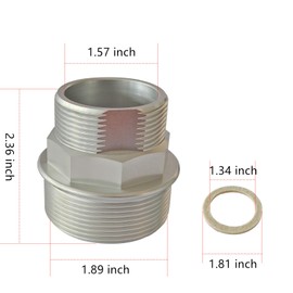 110909-1 Electric Fuel Pump Bung Adapter Replacement for 2" NPT Tank Bung Adapter Kit