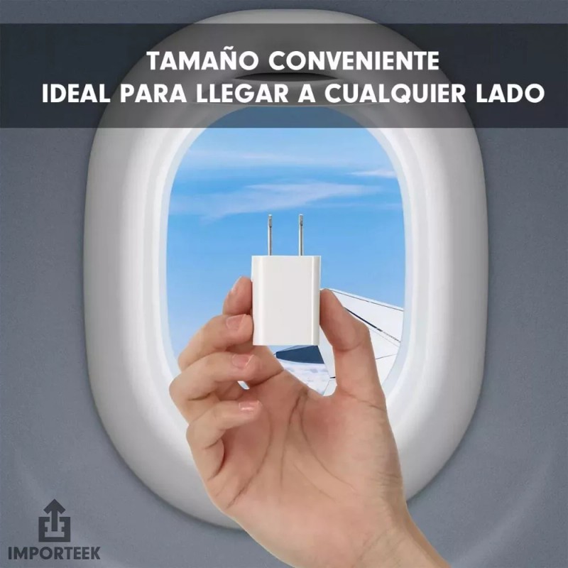 Importeek 5pz Cargador Adaptador Usb Portatil Pared Universal Celular