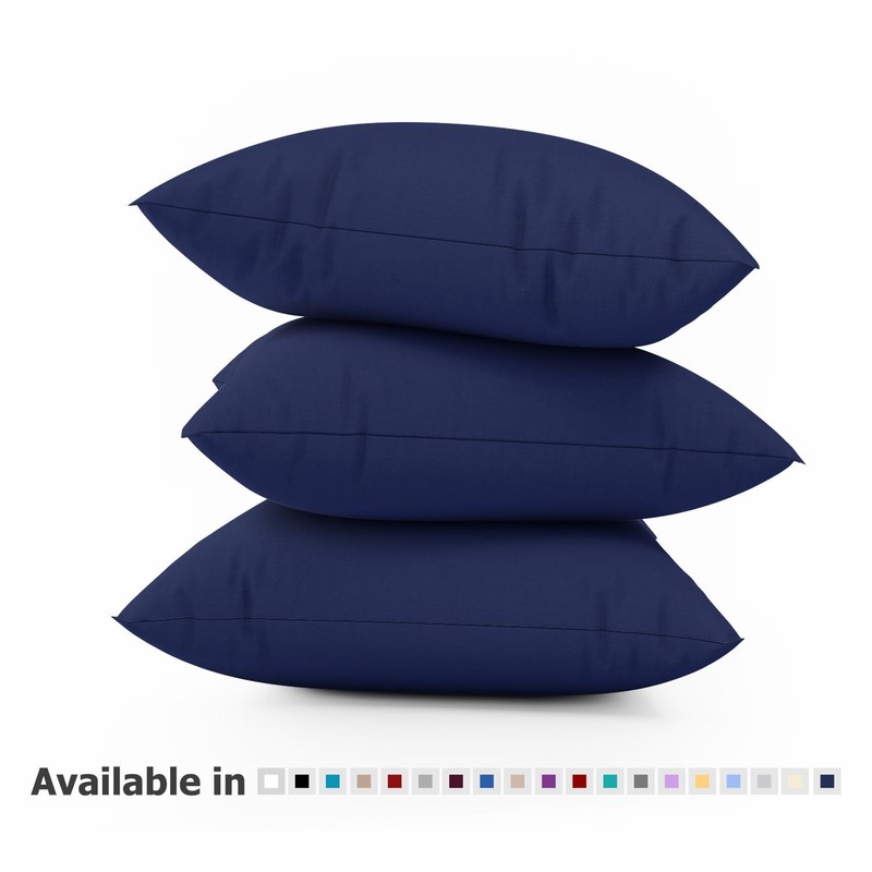 MistyMorning Pillow Cases 4 Pack - Standard Size (50x75+15cm), Egyptian