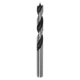 sourcing map Brad Point Drill Bits 9.5mm(24/64") Dia Straight Round Shank Drill Metric Brad Point 3" Drilling Depth Spiral Twist Drill Bits for Carpenter Woodworking Plastic Rubber