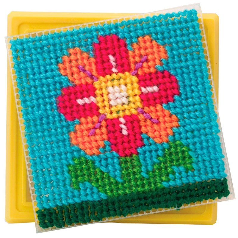 Alex Craft Simply Needlepoint Flower Kids Art and Craft Activity,